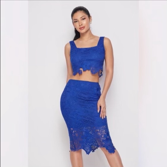 Two Piece Skirt Set - Picture 2 of 3